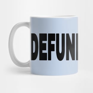 Defund Israel - Black - Back Mug